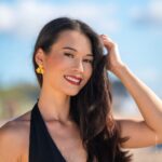 Boucle d'oreille Flora