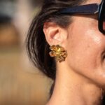 Boucle d'oreille Fleur