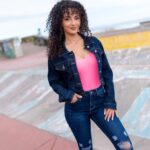 Veste en jean Clarisse
